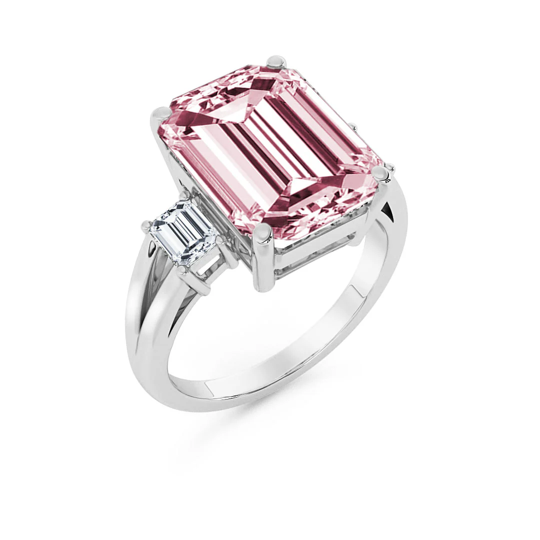 Silván Charlotte timanttisormus 4,38ct morganiitilla ja 0,60ct timanteilla, 18K valkokultaa, Silván vihkisormukset - Image 2