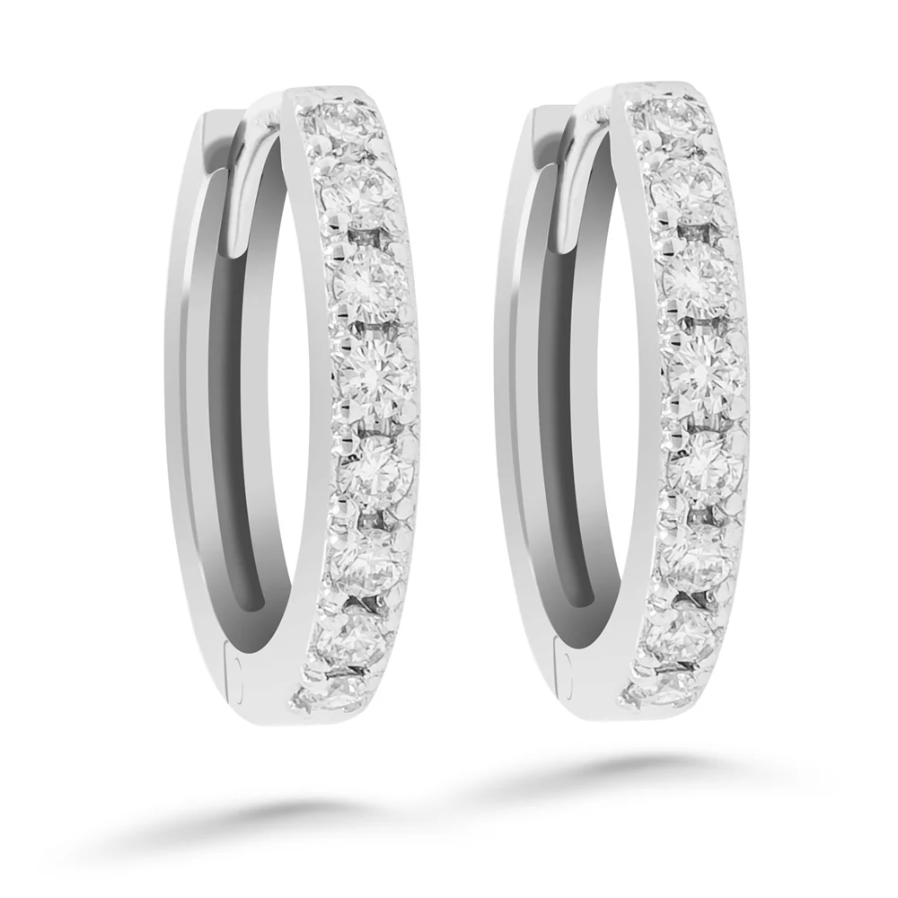 Silván Henrietta timanttikorvakorut 0,32ct, valkokultaa, Silván timanttikorut
