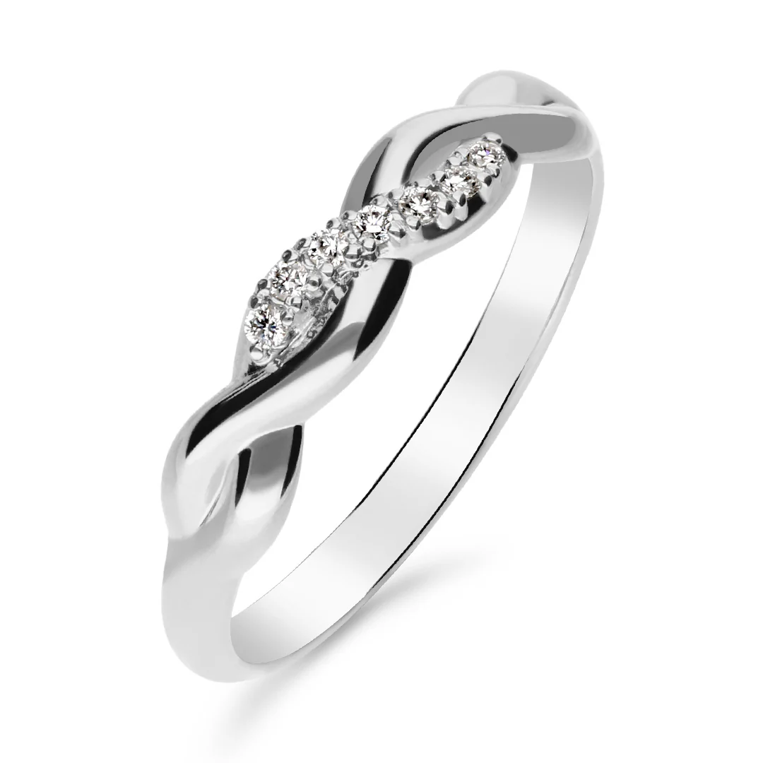 Silván Henrietta timanttisormus 0,05ct, valkokultaa, Silván vihkisormukset - Image 2
