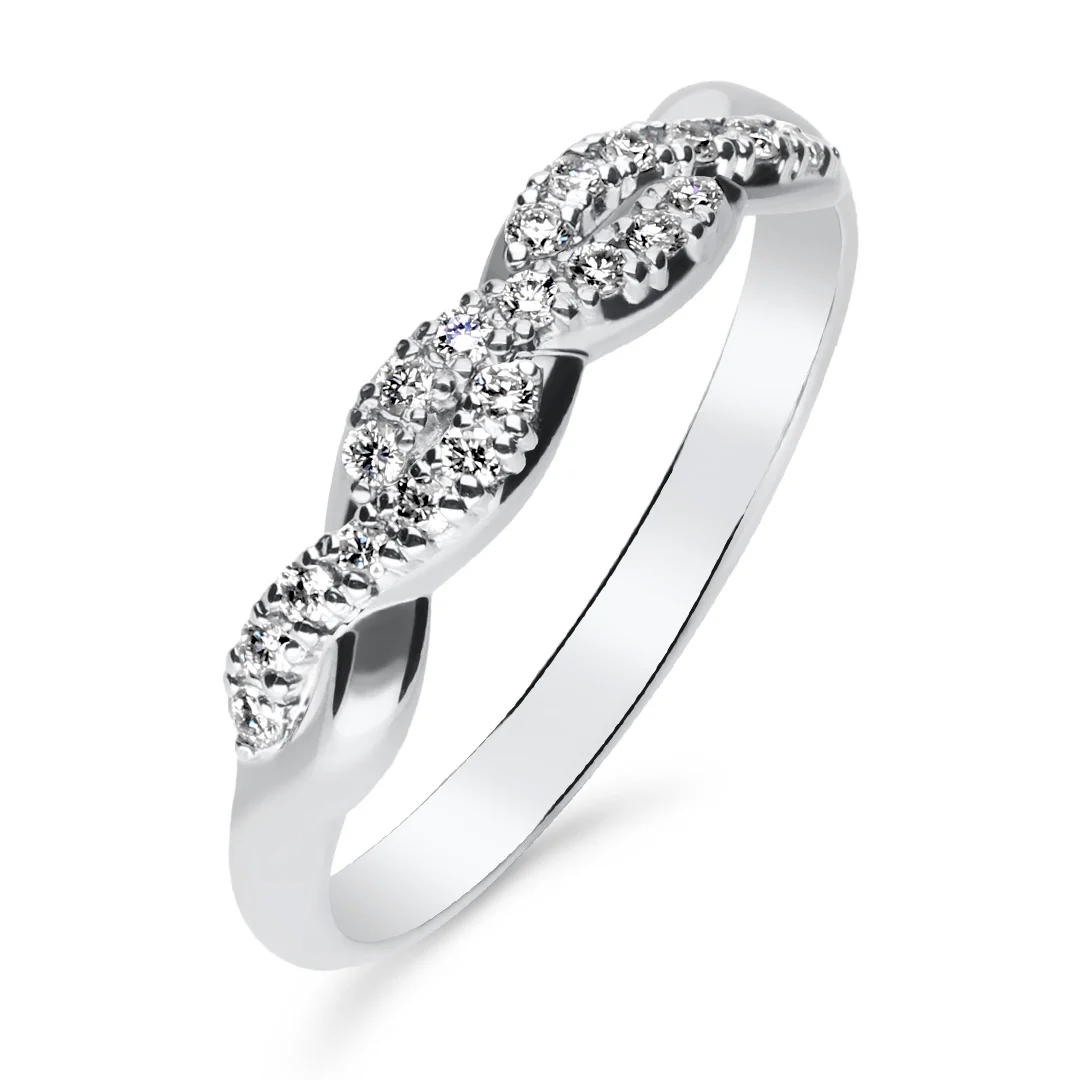 Silván Henrietta timanttisormus 0,15ct, valkokultaa, Silván vihkisormukset - Image 2