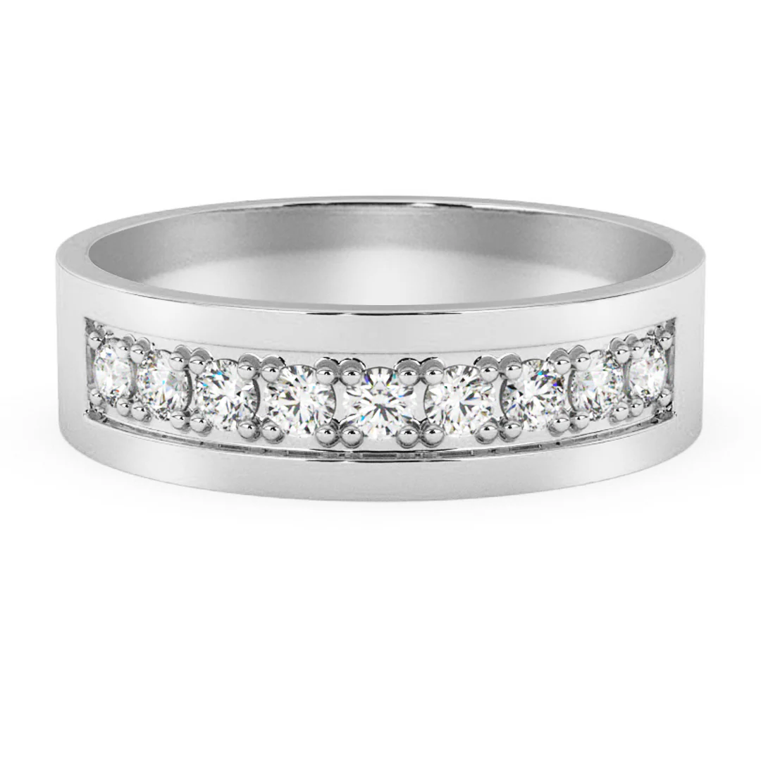 Silván Henrietta timanttisormus 0,27ct, valkokultaa, Silván vihkisormukset