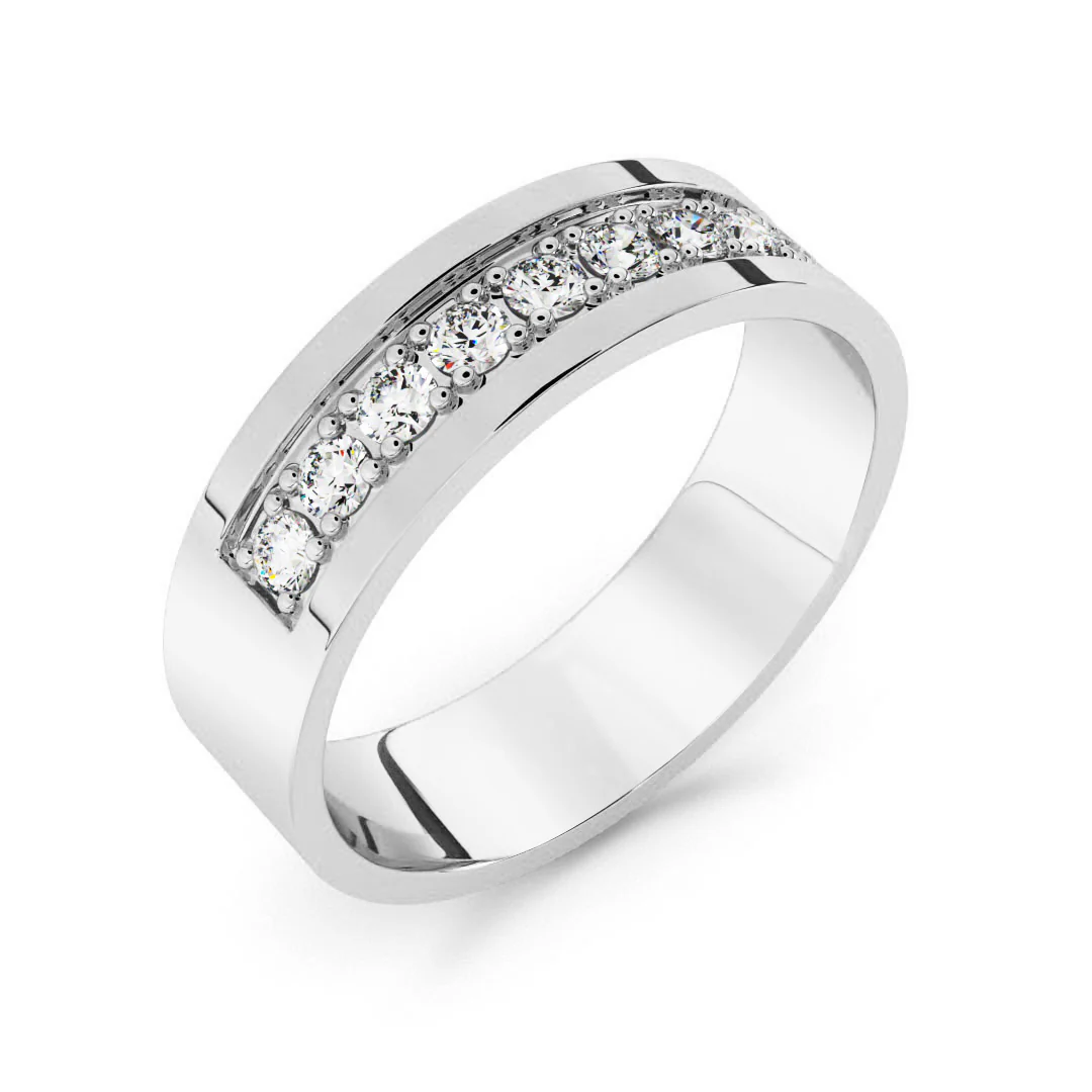 Silván Henrietta timanttisormus 0,27ct, valkokultaa, Silván vihkisormukset - Image 2