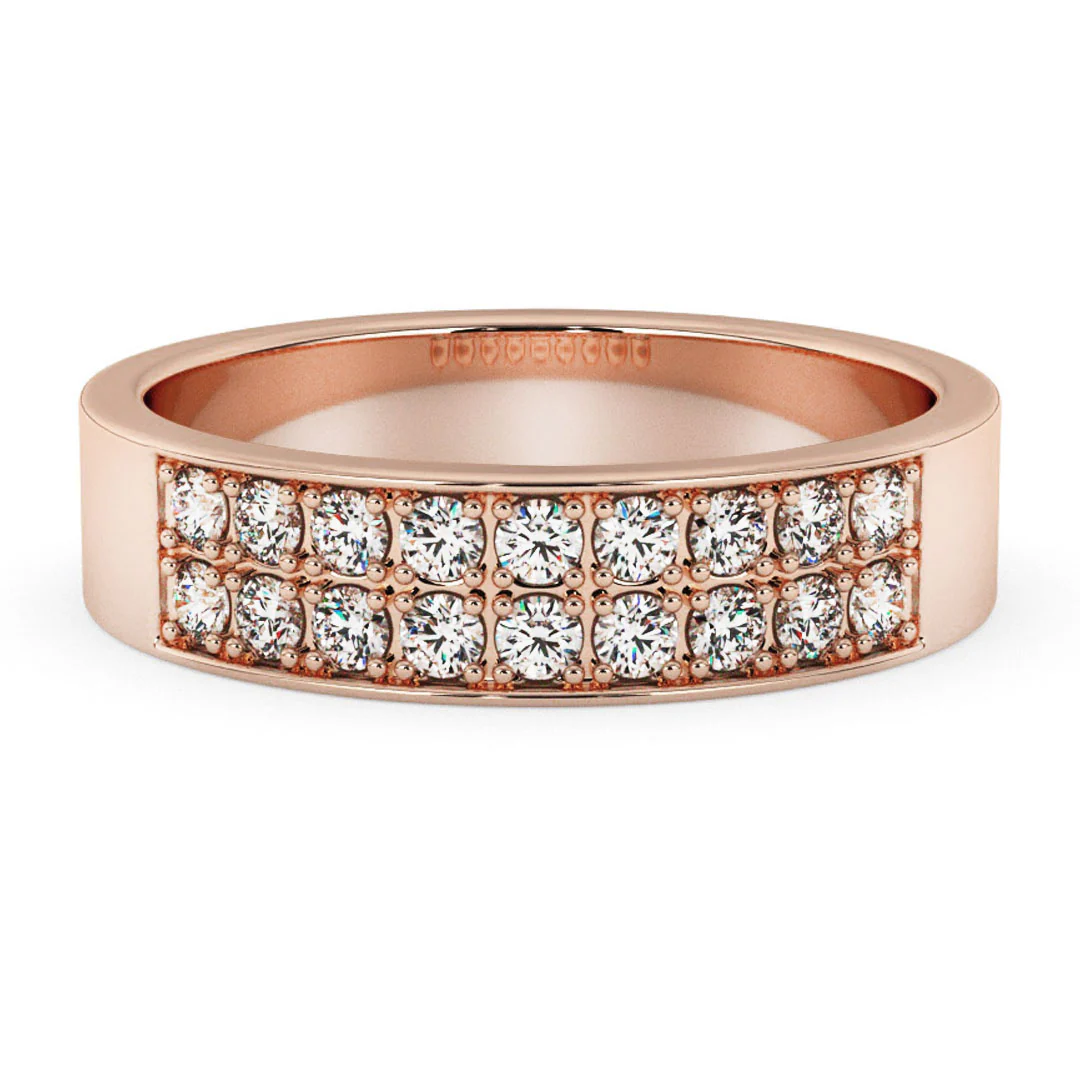 Silván Henrietta timanttisormus 0,36ct, rosekultaa, Silván vihkisormukset