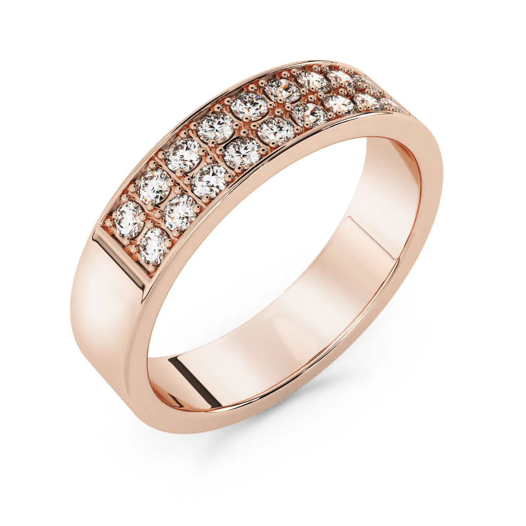 Silván Henrietta timanttisormus 0,36ct, rosekultaa, Silván vihkisormukset - Image 2
