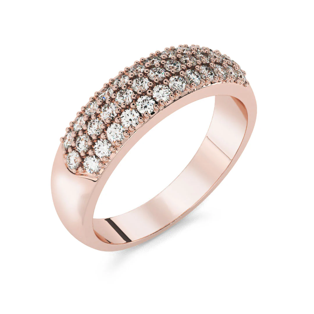 Silván Henrietta timanttisormus 0,74ct, rosekultaa, Silván vihkisormukset - Image 2