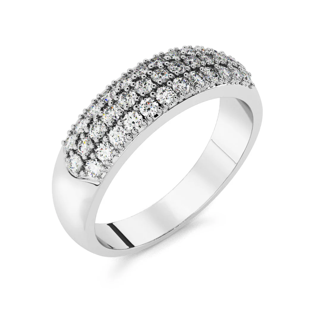 Silván Henrietta timanttisormus 0,74ct, valkokultaa, Silván vihkisormukset - Image 2