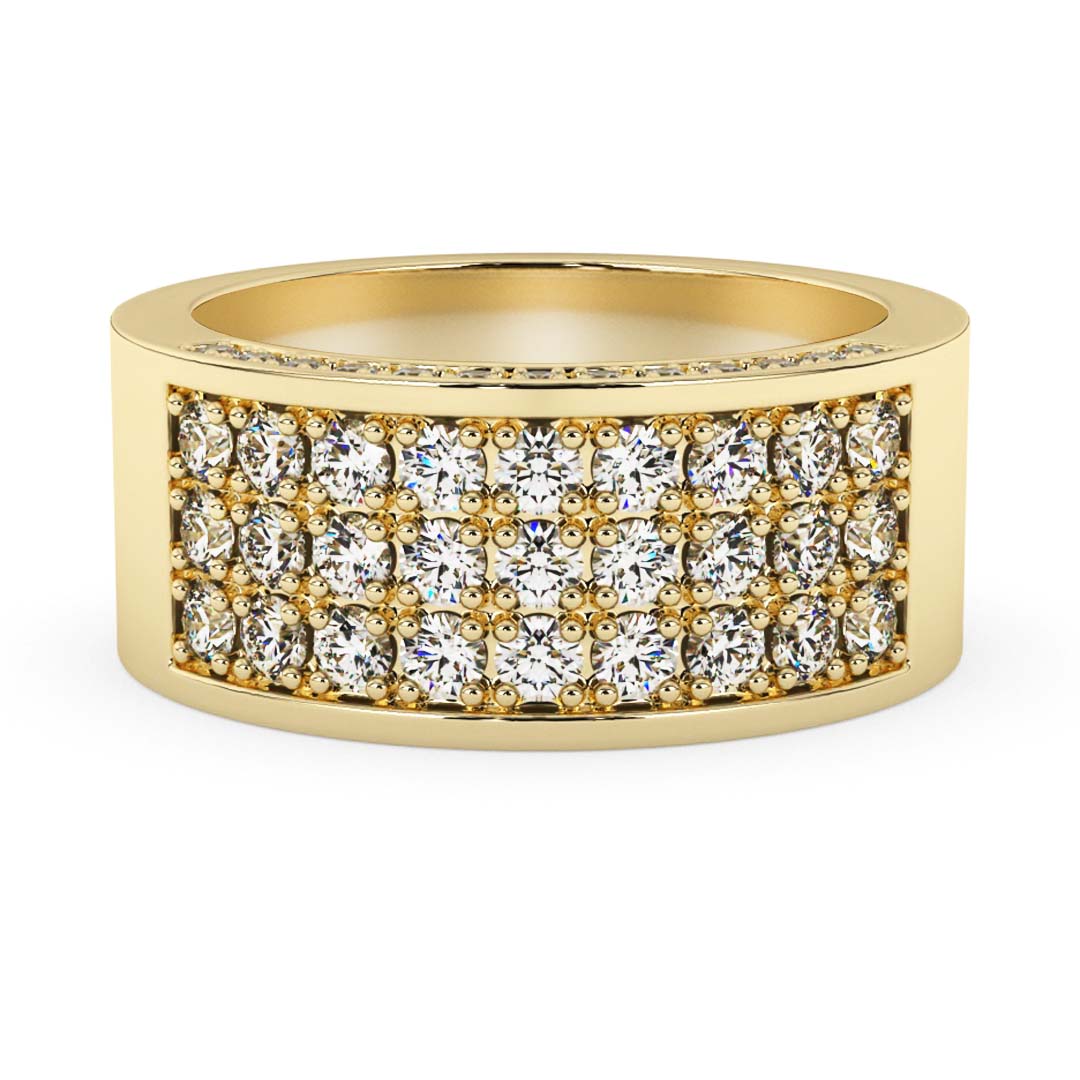 Silván Henrietta timanttisormus 0,95ct, keltakultaa, Silván vihkisormukset