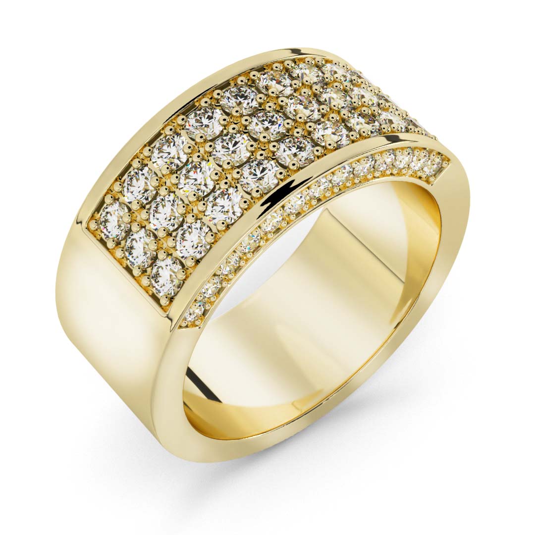 Silván Henrietta timanttisormus 0,95ct, keltakultaa, Silván vihkisormukset - Image 2