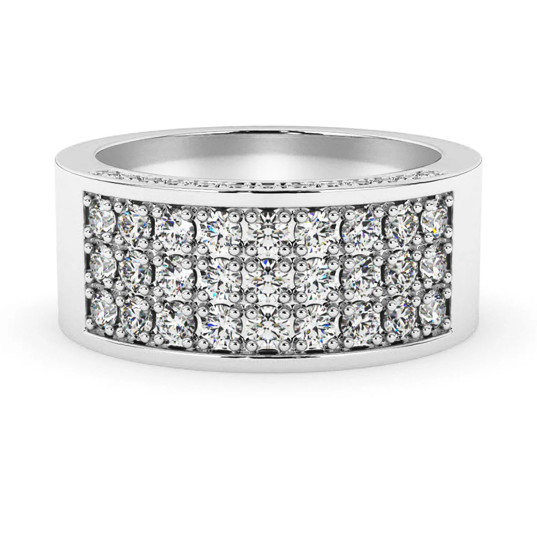 Silván Henrietta timanttisormus 0,95ct, valkokultaa, Silván vihkisormukset