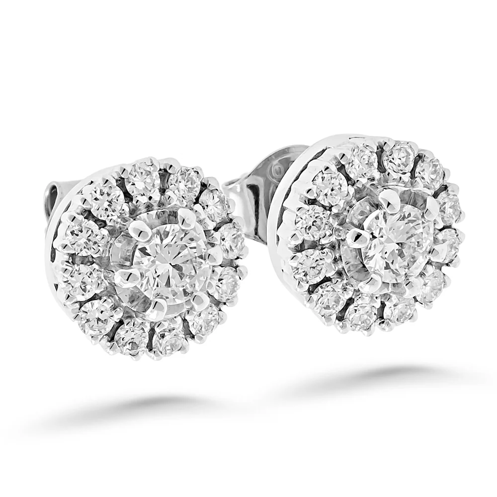 Silván Lauriel timanttikorvakorut 0,84ct, valkokultaa, Silván timanttikorut