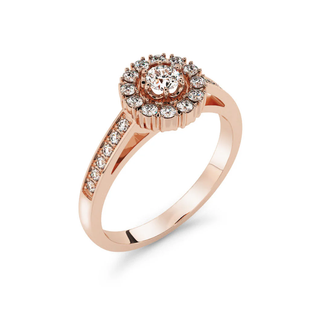 Silván Lauriel timanttisormus 0,54ct, rosekultaa, Silván vihkisormukset - Image 2
