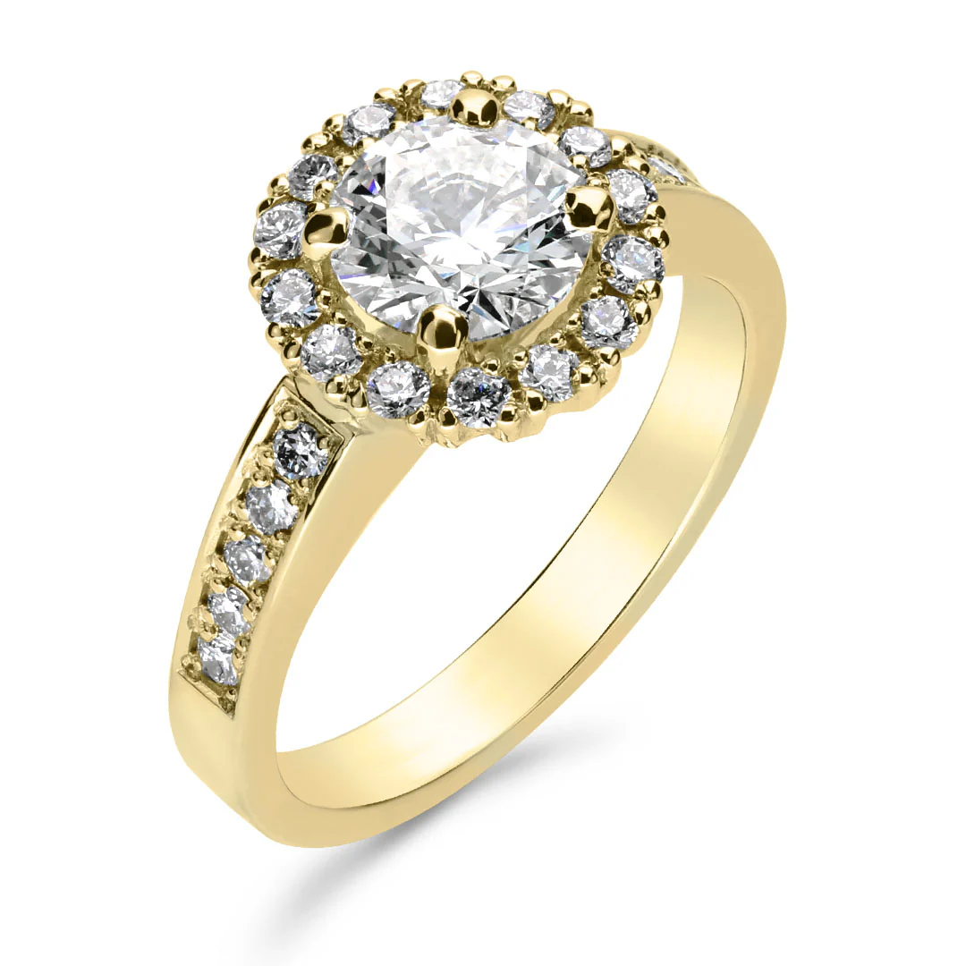 Silván Lauriel timanttisormus 1,49ct, keltakultaa, Silván vihkisormukset - Image 2