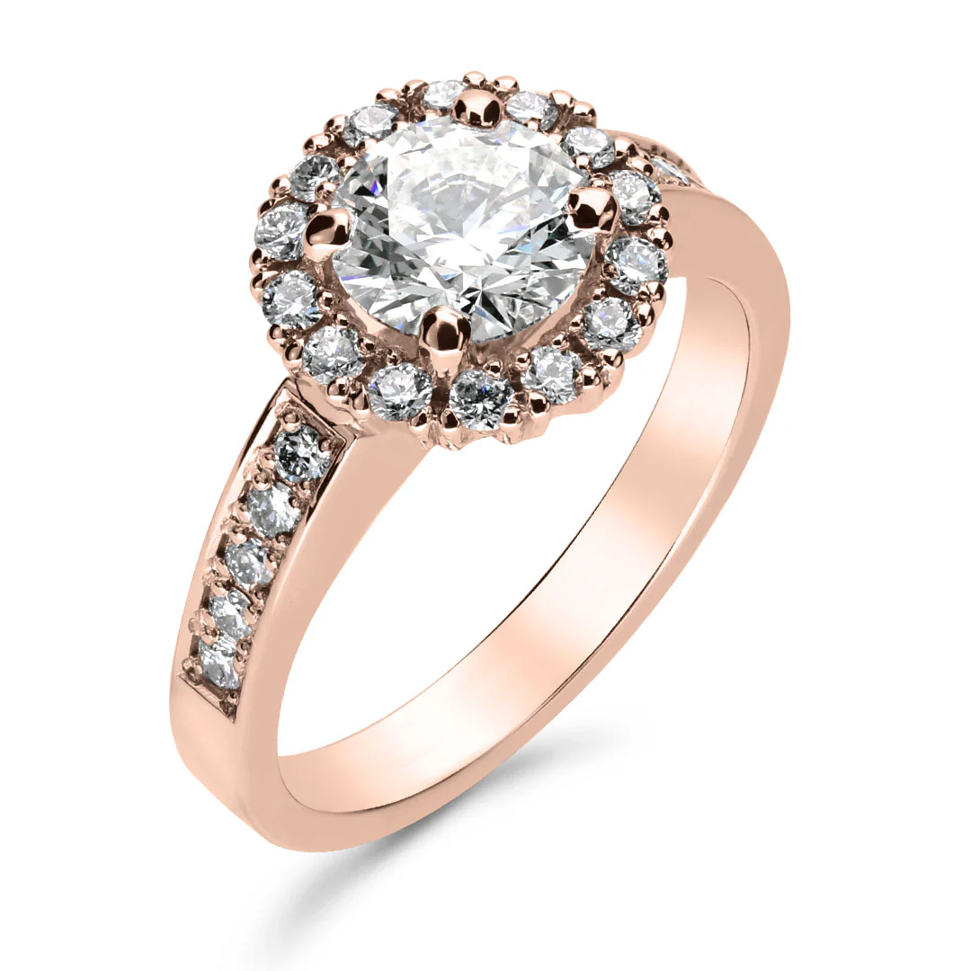 Silván Lauriel timanttisormus 1,49ct, rosekultaa, Silván vihkisormukset - Image 2
