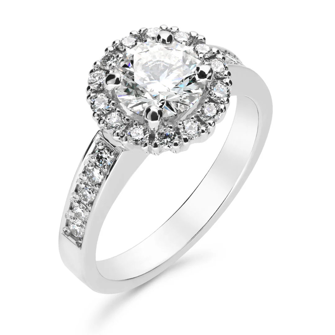 Silván Lauriel timanttisormus 1,49ct, valkokultaa, Silván vihkisormukset - Image 2