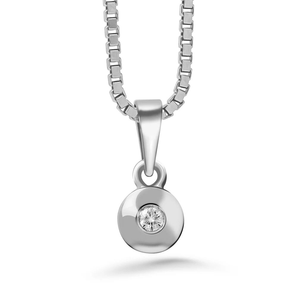 Silván Marie timanttiriipus 0,05ct, valkokultaa, Silván timanttikorut
