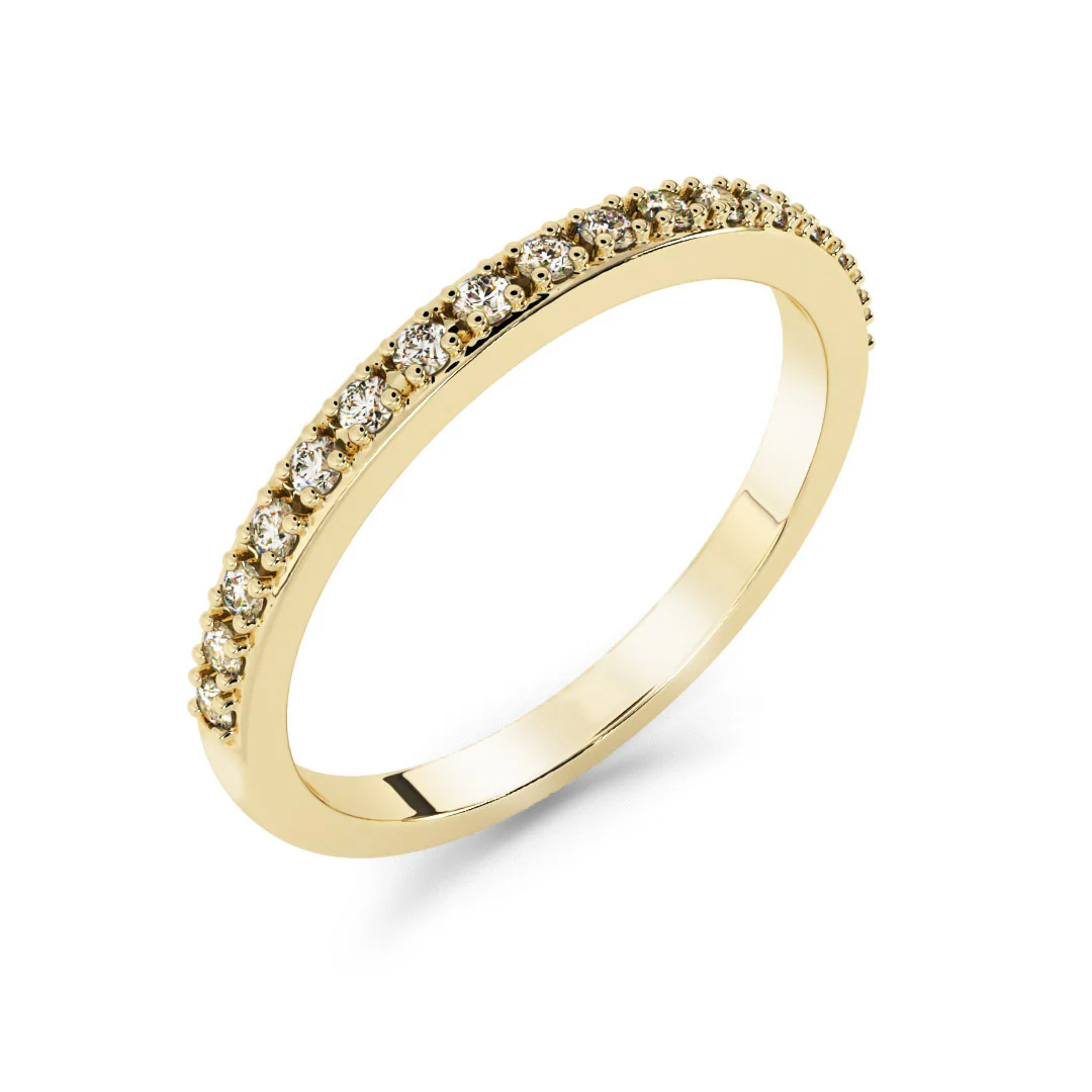 Silván Mimosa timanttisormus 0,17ct, keltakultaa, Silván vihkisormukset - Image 3