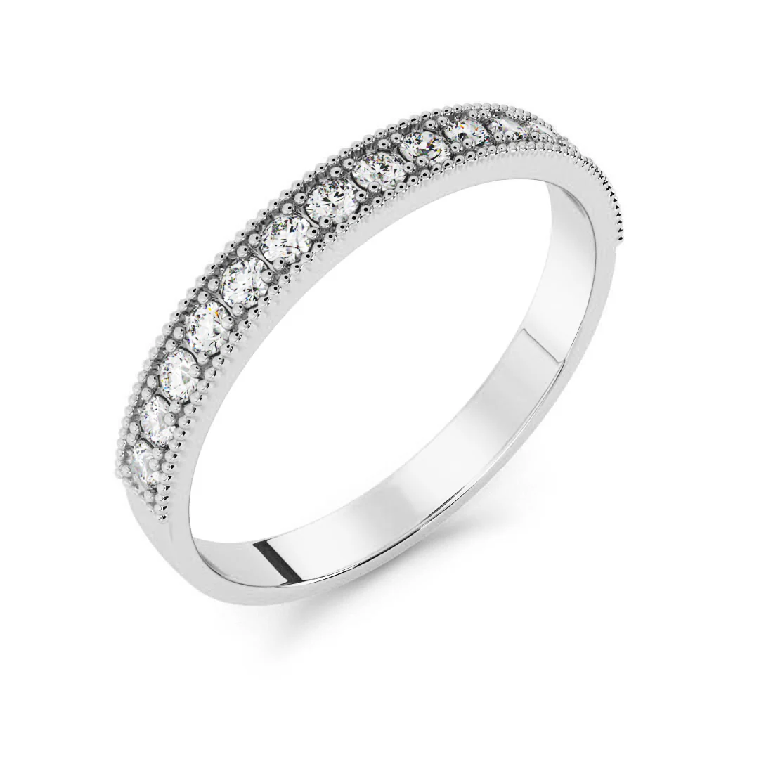 Silván Mimosa timanttisormus 0,17ct, valkokultaa, Silván vihkisormukset - Image 2