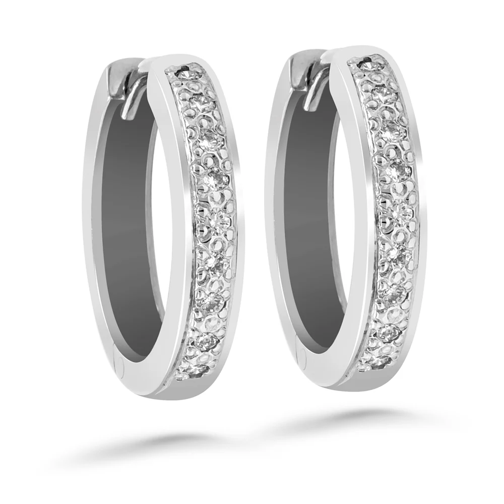 Silván Olivia timanttikorvakorut 0,18ct, valkokultaa, Silván timanttikorut