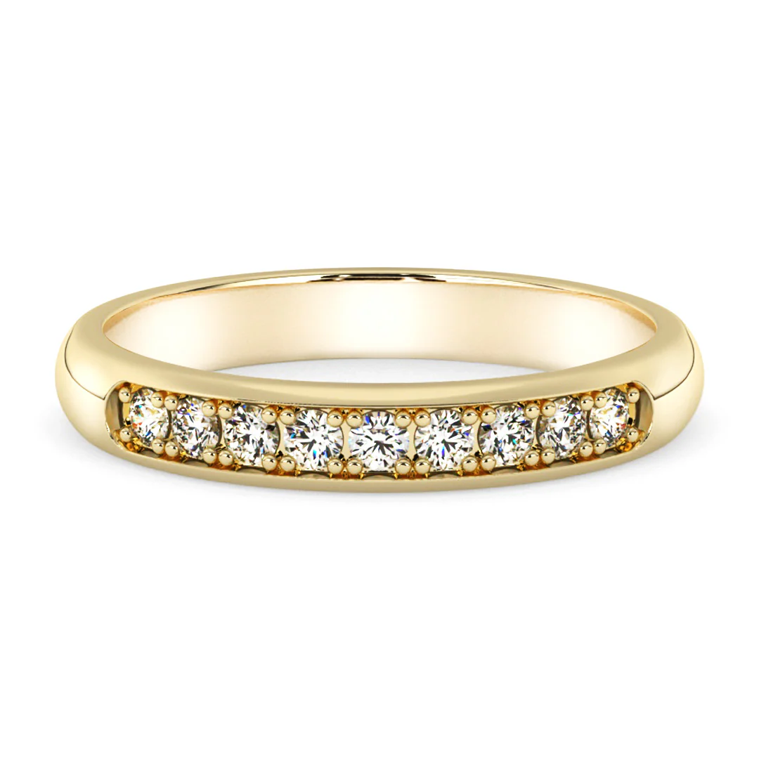 Silván Olivia timanttisormus 0,18ct, keltakultaa, Silván vihkisormukset