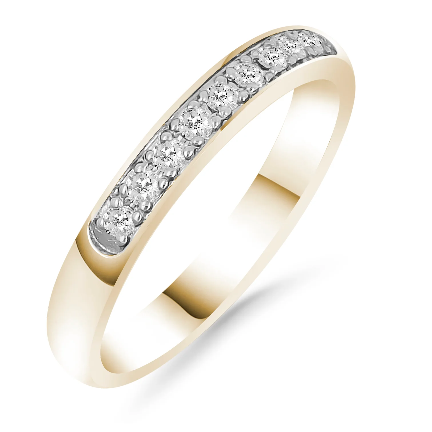 Silván Olivia timanttisormus 0,18ct, keltakultaa, Silván vihkisormukset