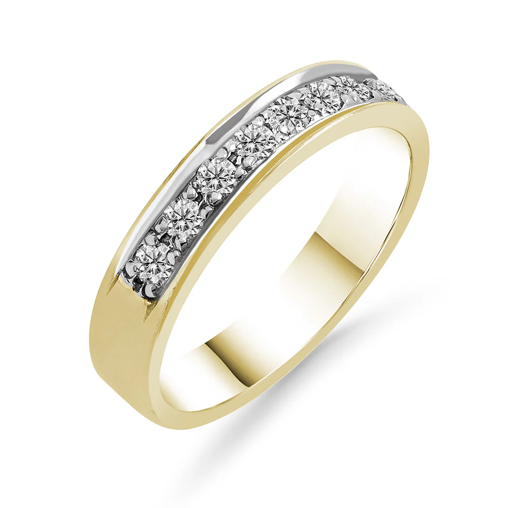 Silván Olivia timanttisormus 0,24ct, keltakultaa, Silván vihkisormukset