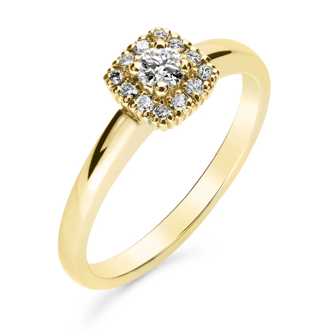 Silván Rosalie halosormus 0,23ct, keltakultaa, Silván vihkisormukset - Image 3