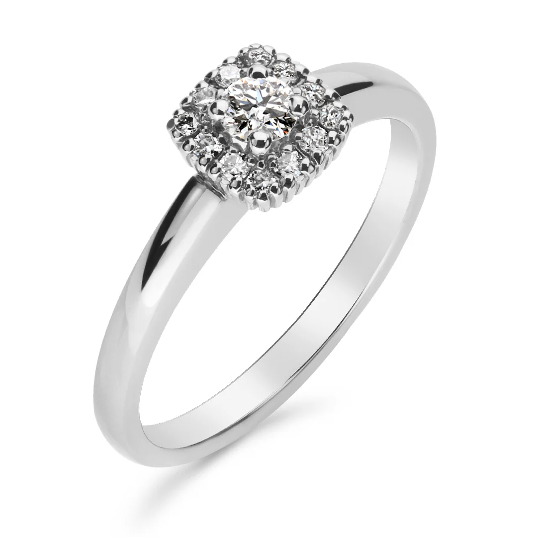 Silván Rosalie halosormus 0,23ct, valkokultaa, Silván vihkisormukset - Image 3
