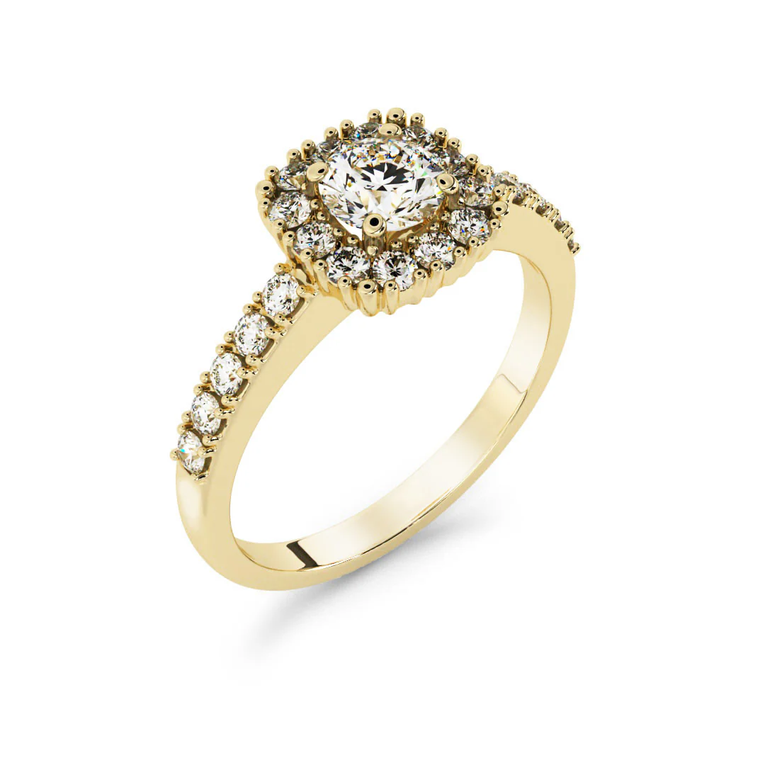 Silván Rosalie halosormus 0,84ct, keltakultaa, Silván vihkisormukset - Image 3
