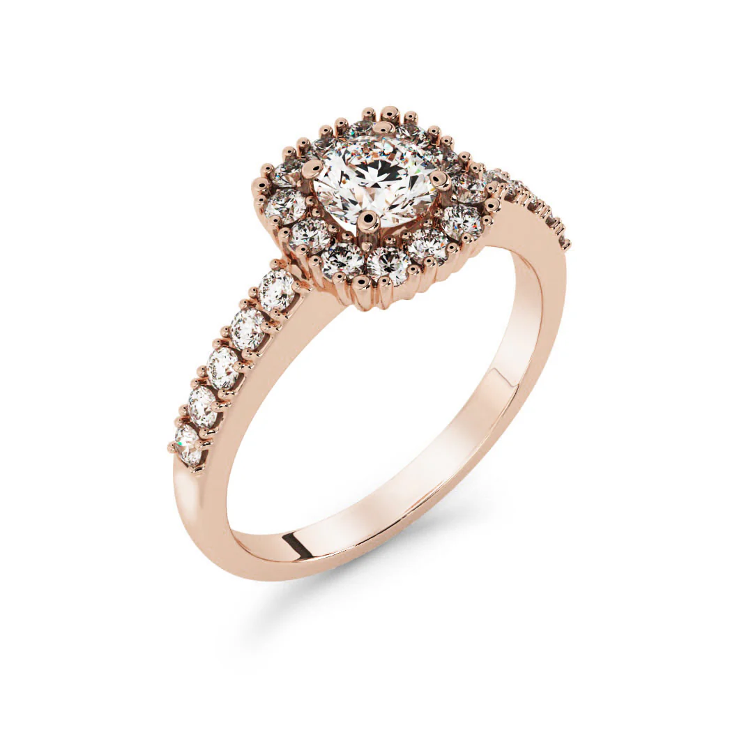 Silván Rosalie halosormus 0,84ct, rosekultaa, Silván vihkisormukset - Image 3