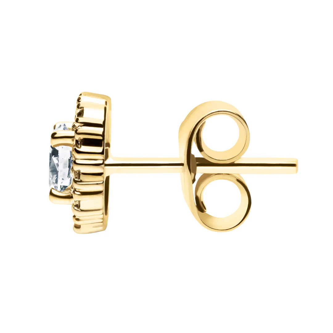 Silván Rosalie timanttikorvakorut 0,52ct, keltakultaa, Silván timanttikorut - Image 2