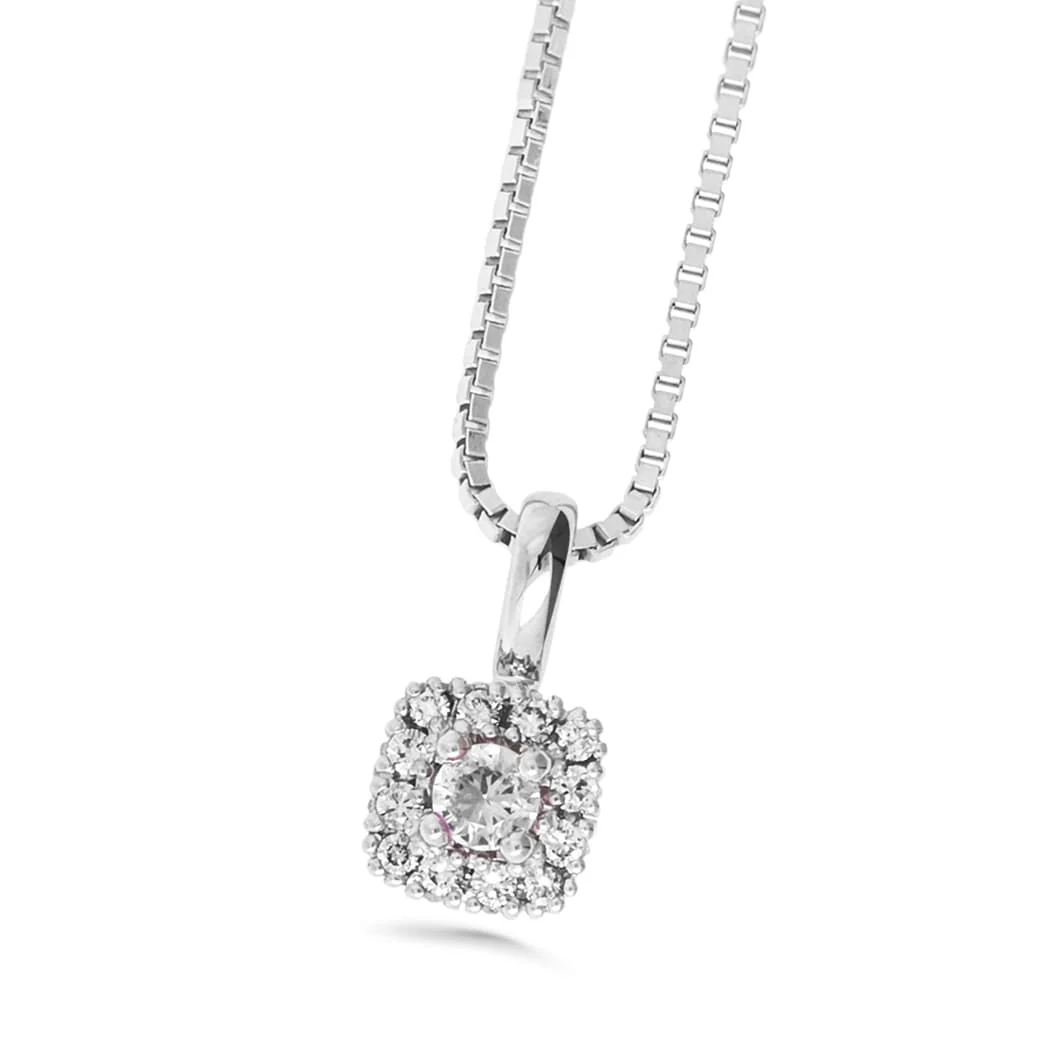 Silván Rosalie timanttiriipus 0,23ct, valkokultaa, Silván timanttikorut
