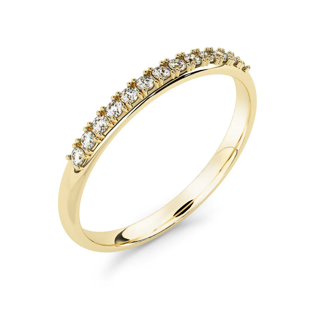 Silván Rosalie timanttisormus 0,13ct, keltakultaa, Silván vihkisormukset - Image 2