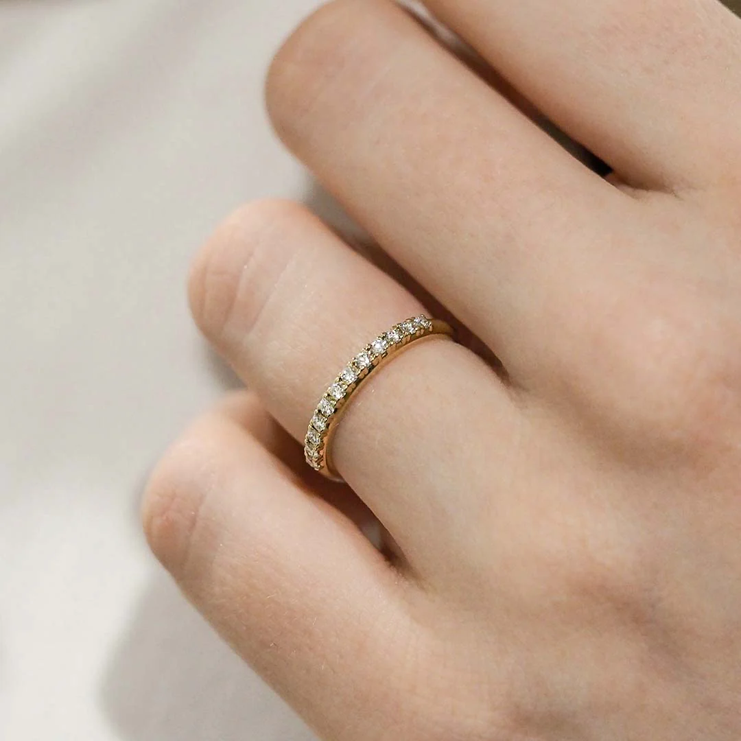 Silván Rosalie timanttisormus 0,24ct, keltakultaa, Silván vihkisormukset - Image 3