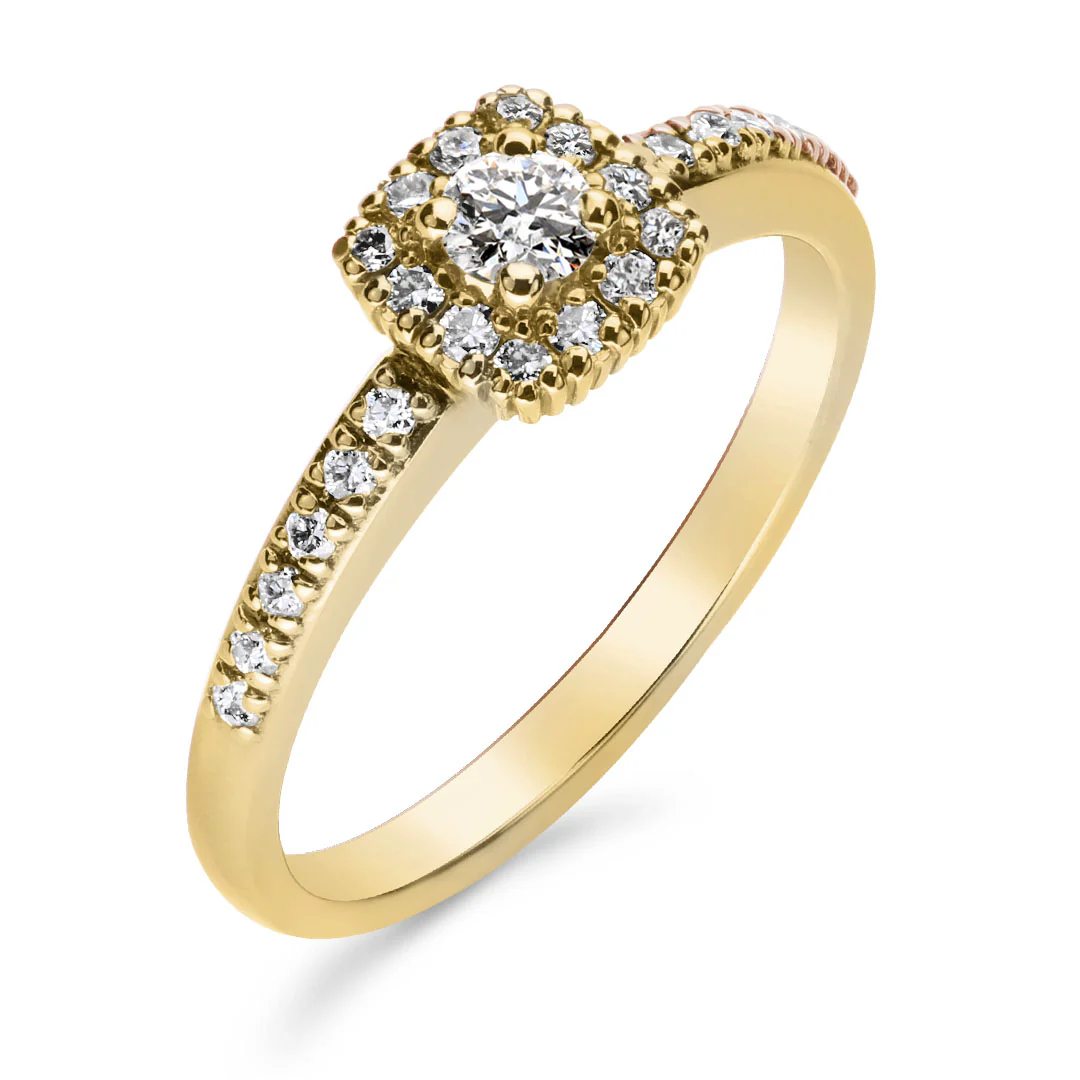 Silván Rosalie timanttisormus 0,36ct, keltakultaa, Silván vihkisormukset - Image 2