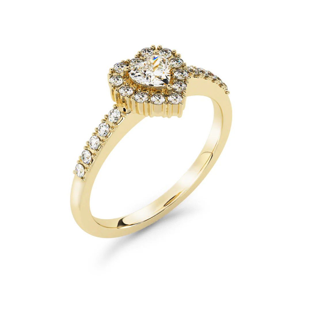 Silván Rosalie timanttisormus 0,38ct, keltakultaa, Silván vihkisormukset - Image 2