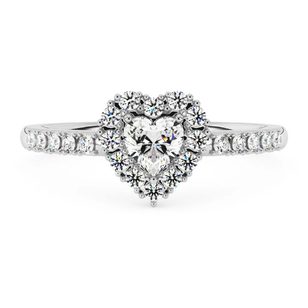 Silván Rosalie timanttisormus 0,38ct, valkokultaa, Silván vihkisormukset