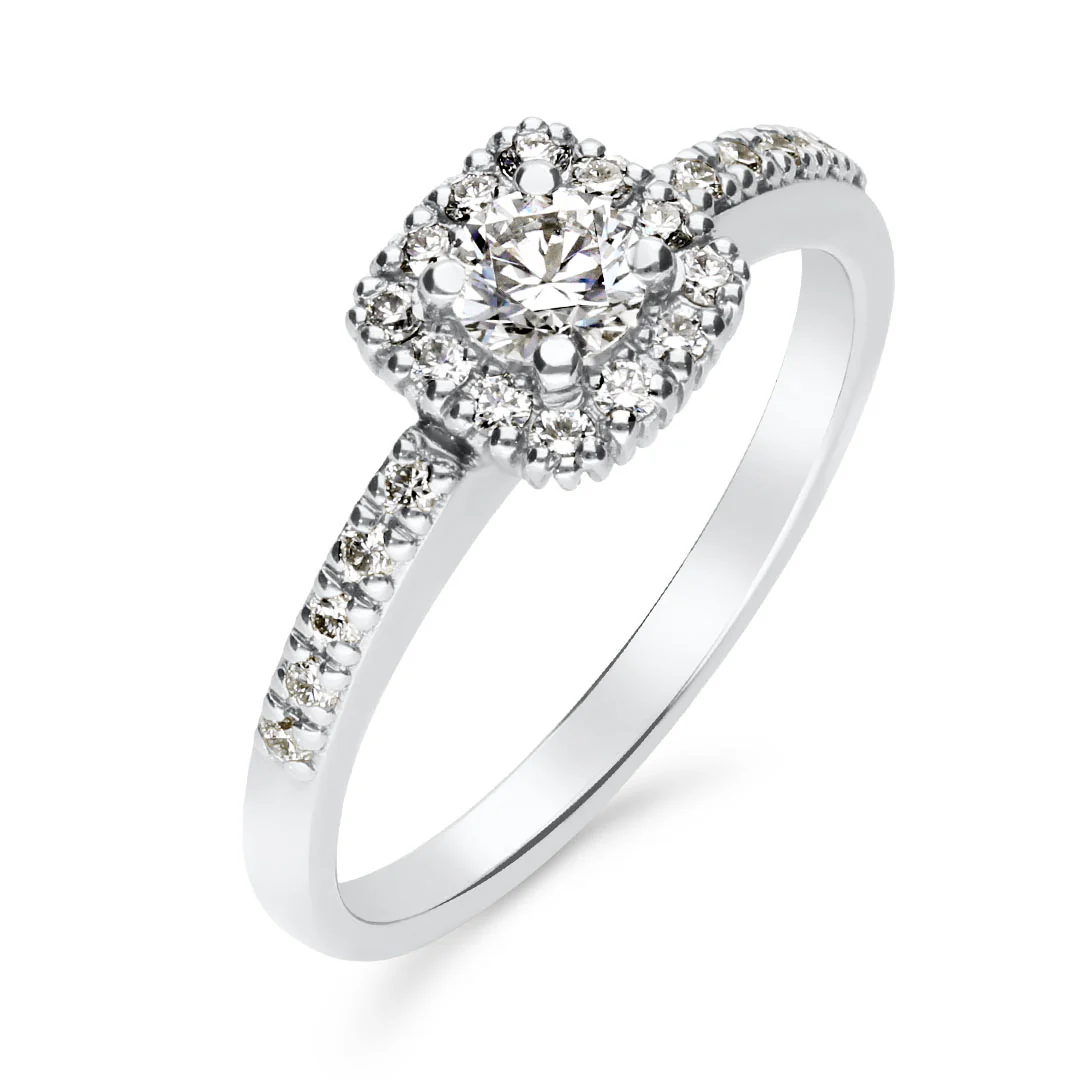 Silván Rosalie timanttisormus 0,47ct, valkokultaa, Silván vihkisormukset - Image 3