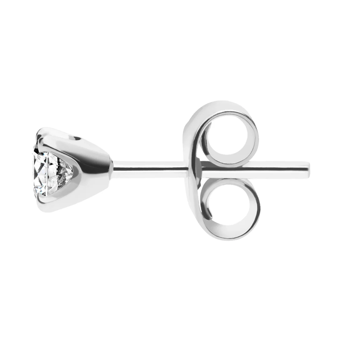 Silván Solitaire timanttikorvakorut 0,40ct, valkokultaa, Silván timanttikorut - Image 2