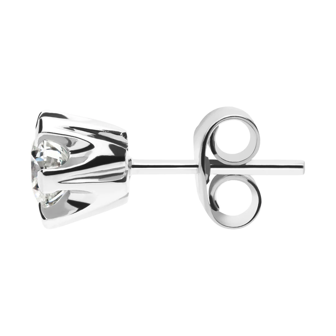 Silván Solitaire timanttikorvakorut 1,00ct, valkokultaa, Silván timanttikorut - Image 2
