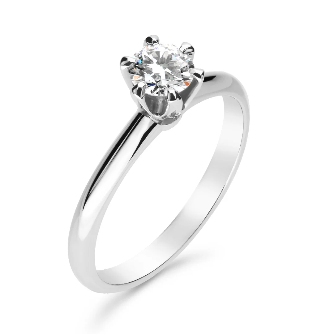 Silván Solitaire timanttisormus 0,40ct, valkokultaa, Silván vihkisormukset - Image 2