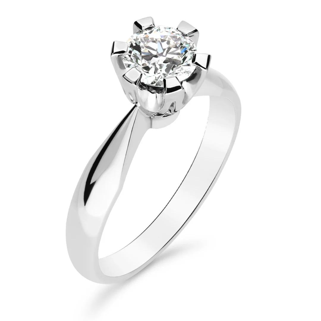 Silván Solitaire timanttisormus 0,70ct, valkokultaa, Silván vihkisormukset - Image 3