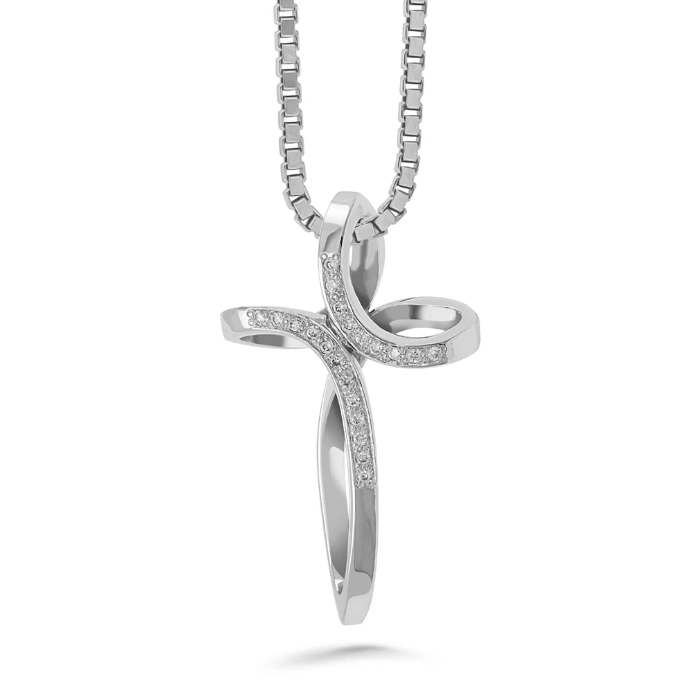 Silván timanttiriipus 0,14ct, valkokultaa, Silván timanttikorut