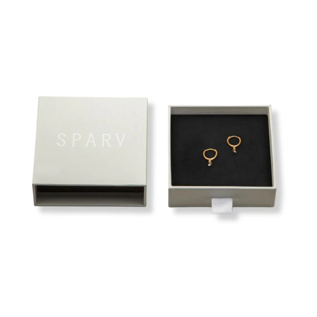 Sparv Petite Sparkling rengaskorvakorut hopeoitu, 1580201 - Image 4