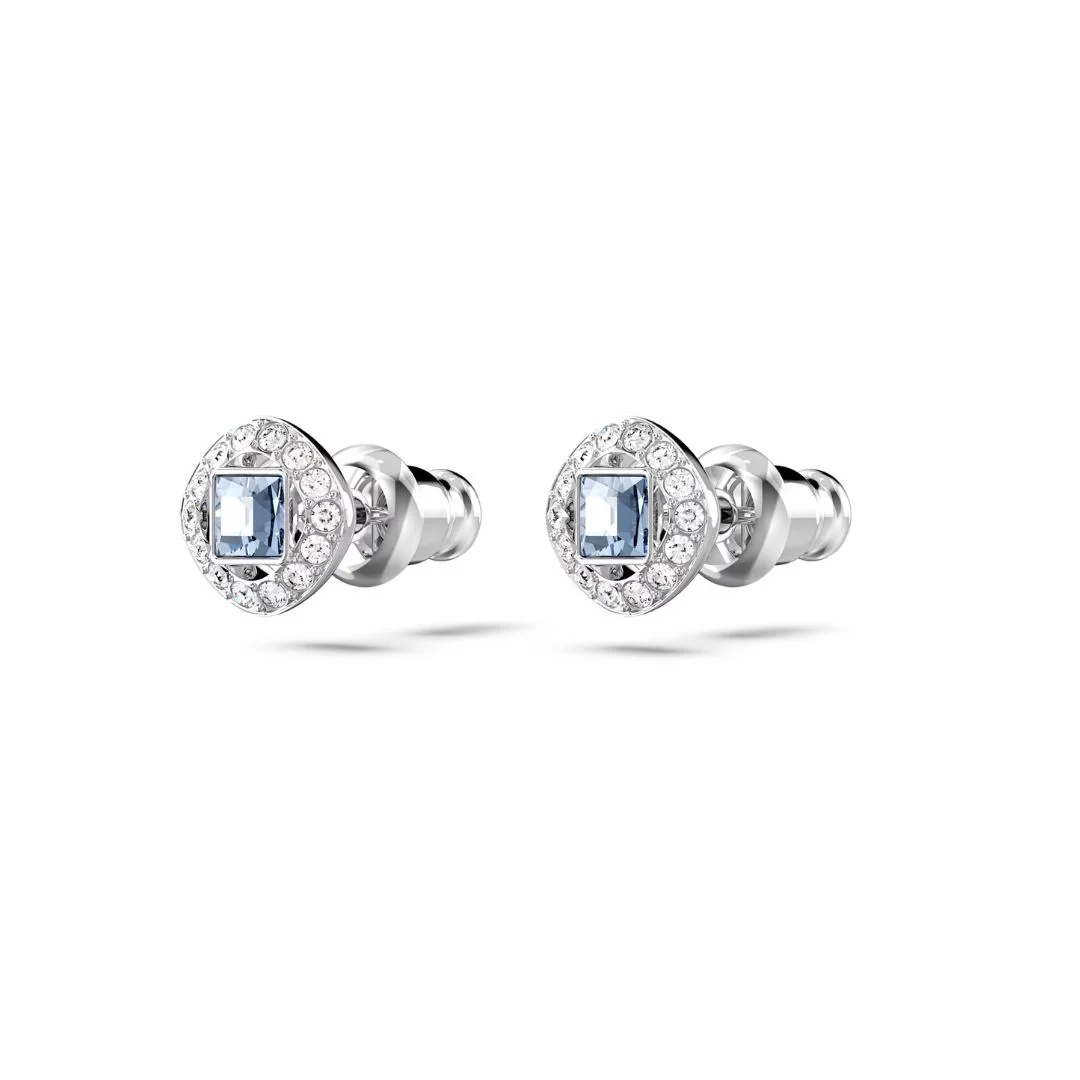Swarovski Angelic korvakorut, vaalea metalli ja siniset kristallit - Image 2