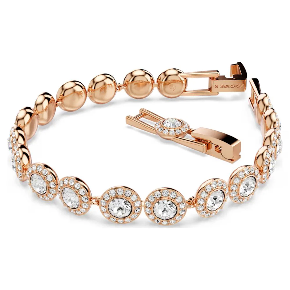 Swarovski Una Angelic rosekullan värinen kristallirannekoru - Image 6