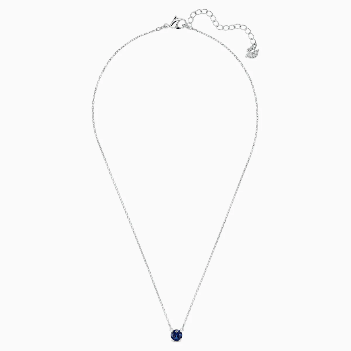 Swarovski Attract Round Set, kristalliriipus ja korvakorut, sininen - Image 3