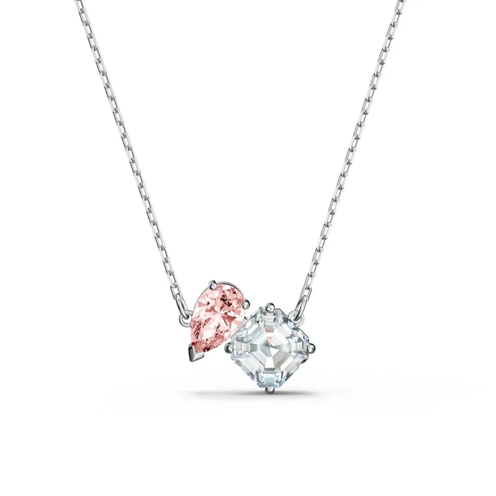 Swarovski Attract Soul kristallikaulakoru vaaleanpunaisella kristallilla