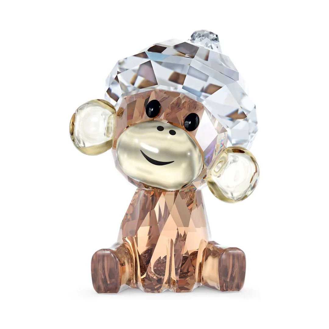 Swarovski Baby Animals Cheeky the Monkey -kristallifiguuri