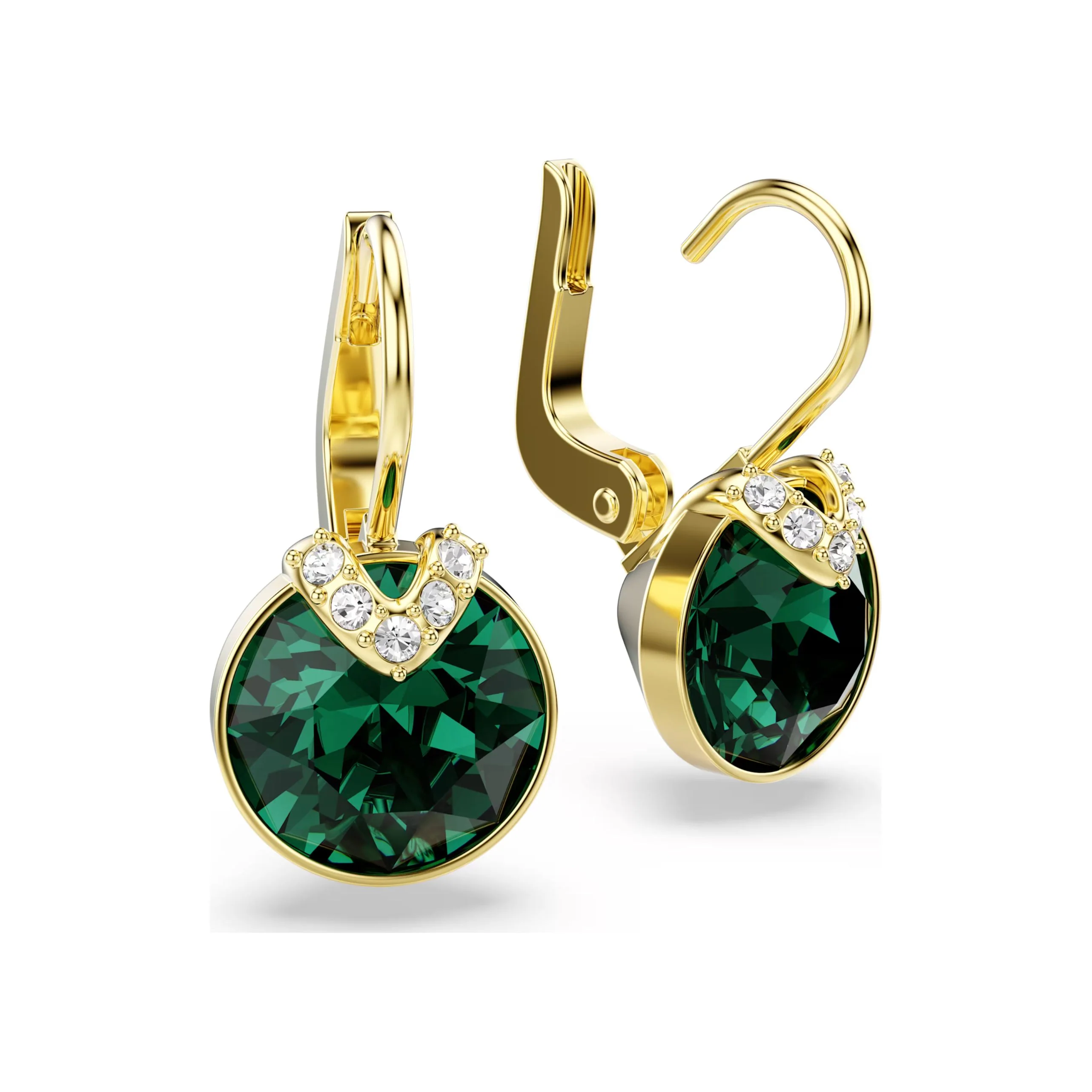 Swarovski Bella V korvakorut, keltakullanväri ja vihreät kristallit 5735389 - Image 2
