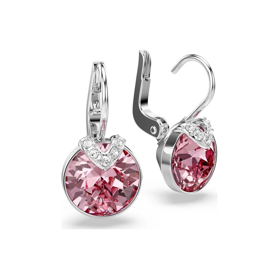 Swarovski Bella V korvakorut, vaalea metalli ja vaaleanpunaiset kristallit 5734235 - Image 2